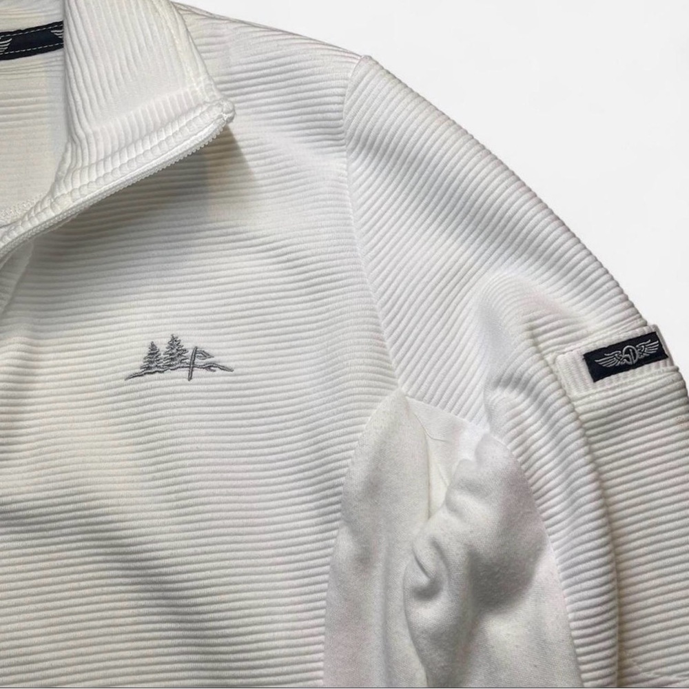 Straight Down White Hiking Performance Ribbed Ful… - image 6